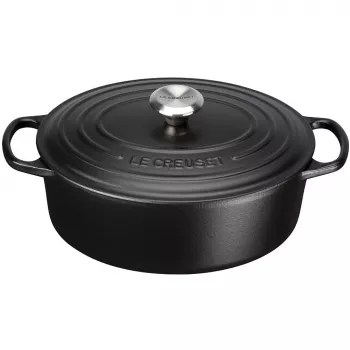 Le Creuset Signature Olla de cocción ovalada 29 cm negro