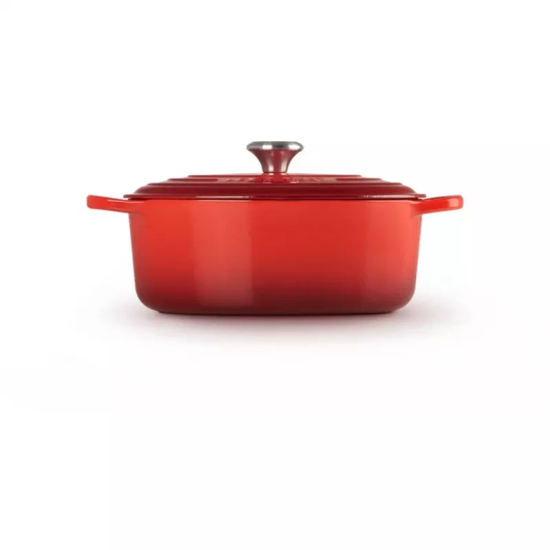 Le Creuset Signature Asadora ovalada 29 cm rojo cereza