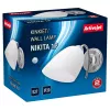 Lámpara de pared ActiveJet NIKITA níquel E27 de una luz, pantalla redonda de metal, IP20, 220–240 V, máx. 60 W