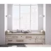 Lámpara de pared ActiveJet NIKITA níquel E27 de una luz, pantalla redonda de metal, IP20, 220–240 V, máx. 60 W