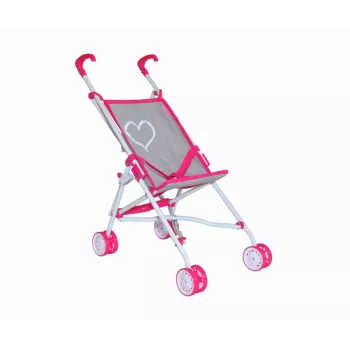 Carrito de muñecas milly mally Julia Prestige Pink — carrito de muñecas ligero y compacto, modelo 2722