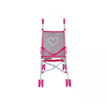 Carrito de muñecas milly mally Julia Prestige Pink — carrito de muñecas ligero y compacto, modelo 2722