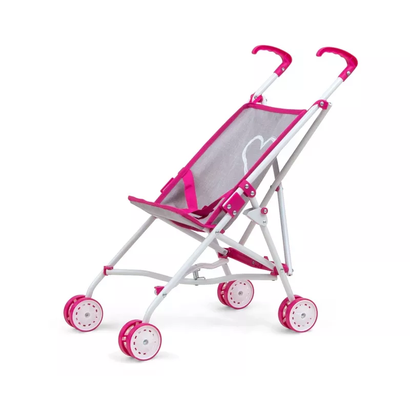 Carrito de muñecas milly mally Julia Prestige Pink — carrito de muñecas ligero y compacto, modelo 2722