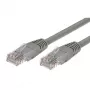 Latiguillo Cat.5e RJ45 UTP 0,5 m gris