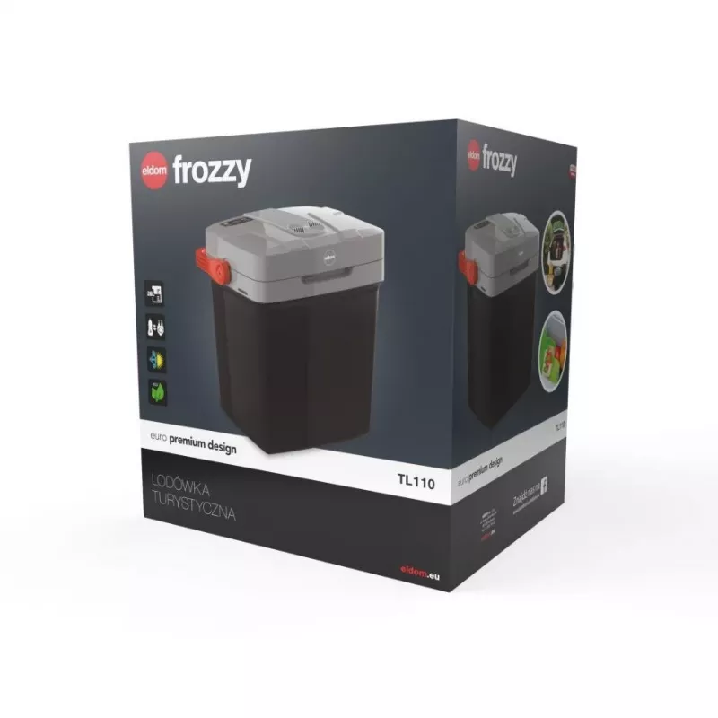 Nevera portátil ELDOM FROZZY 26 l, función de frío y calor, 12V/240V