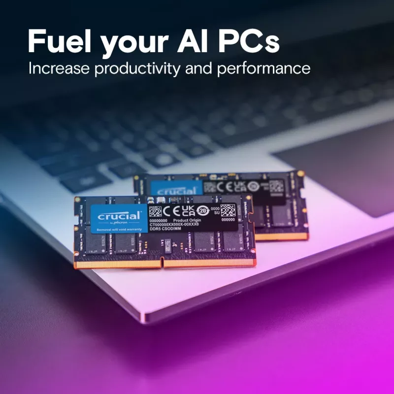 Memoria para portátil DDR5 CSODIMM 32GB (1*32GB)/6400 CL52