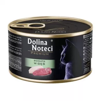 DOLINA NOTECI Premium rico en ganso - alimento húmedo para gatos - 185g