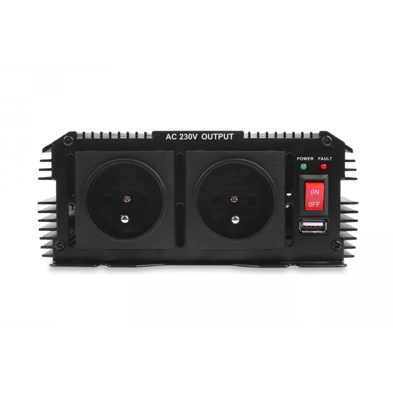Convertidor de tensión Volt 800/1200W 24V a 230V modelo 20039
