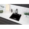 Fregadero de una cubeta de granito Deante negro Zorba