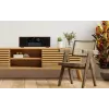 Minicadena JVC RD-E761, 2x8 W RMS, Bluetooth 4.2, USB, CD, FM, carcasa de madera, negra
