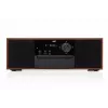 Minicadena JVC RD-E761, 2x8 W RMS, Bluetooth 4.2, USB, CD, FM, carcasa de madera, negra