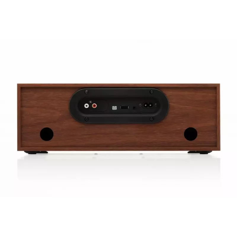 Minicadena JVC RD-E761, 2x8 W RMS, Bluetooth 4.2, USB, CD, FM, carcasa de madera, negra