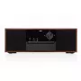 Minicadena JVC RD-E761, 2x8 W RMS, Bluetooth 4.2, USB, CD, FM, carcasa de madera, negra