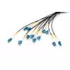 Cable breakout universal de fibra óptica preensamblado Digitus monomodo OS2 12 fibras LC/UPC 100 m