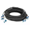 Cable breakout universal de fibra óptica preensamblado Digitus monomodo OS2 12 fibras LC/UPC 100 m