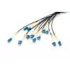 Cable breakout universal de fibra óptica preensamblado Digitus monomodo OS2 12 fibras LC/UPC 100 m