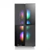 Caja de PC Thermaltake Versa T26 TG ARGB torre Midi negra
