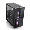 Caja de PC Thermaltake Versa T26 TG ARGB torre Midi negra