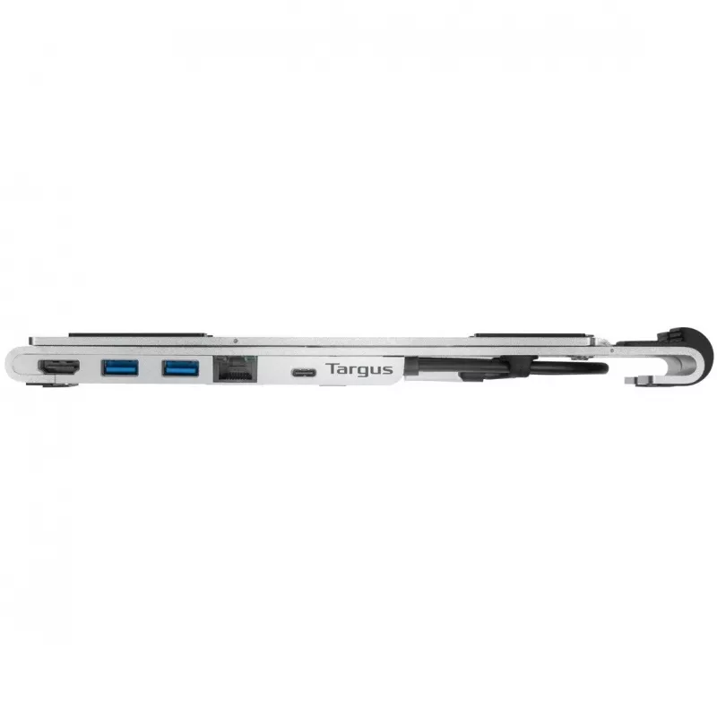 Soporte portátil con dock integrado estación de acoplamiento + soporte para portátil USB-C 3.2 Gen 1 Thunderbolt 3