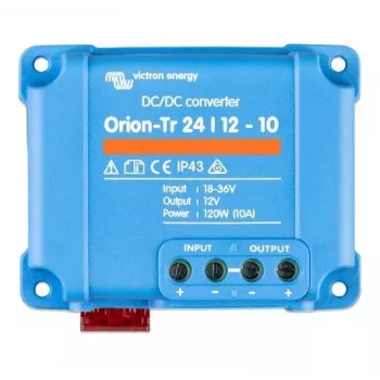 Convertidor DC-DC Victron Energy Orion-Tr 24/12-10 120 W no aislado, 24 V a 12 V, 10 A