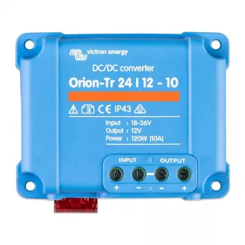 Convertidor DC-DC Victron Energy Orion-Tr 24/12-10 120 W no aislado, 24 V a 12 V, 10 A