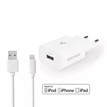 Adaptador de corriente Nedis WCHAL242AWT