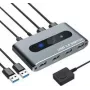 Techly Switch USB 3.0 2 entradas de PC 4 salidas - 4 puertos - USB 2.0