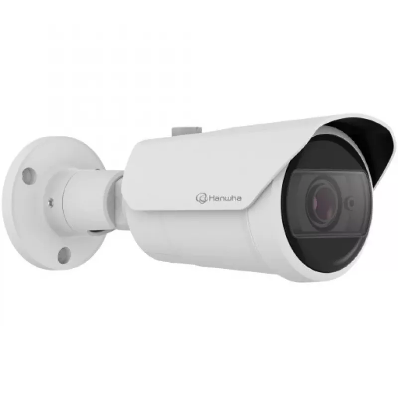 Hanwha Techwin Cámara IP Bullet Serie Q QNO-C9083R 8 MP IR AI - Cámara de red