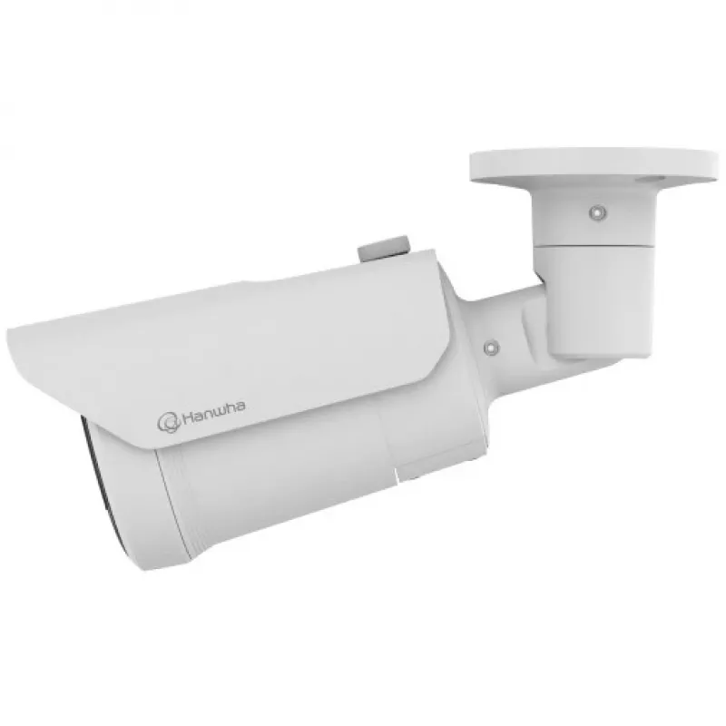 Hanwha Techwin Cámara IP Bullet Serie Q QNO-C9083R 8 MP IR AI - Cámara de red
