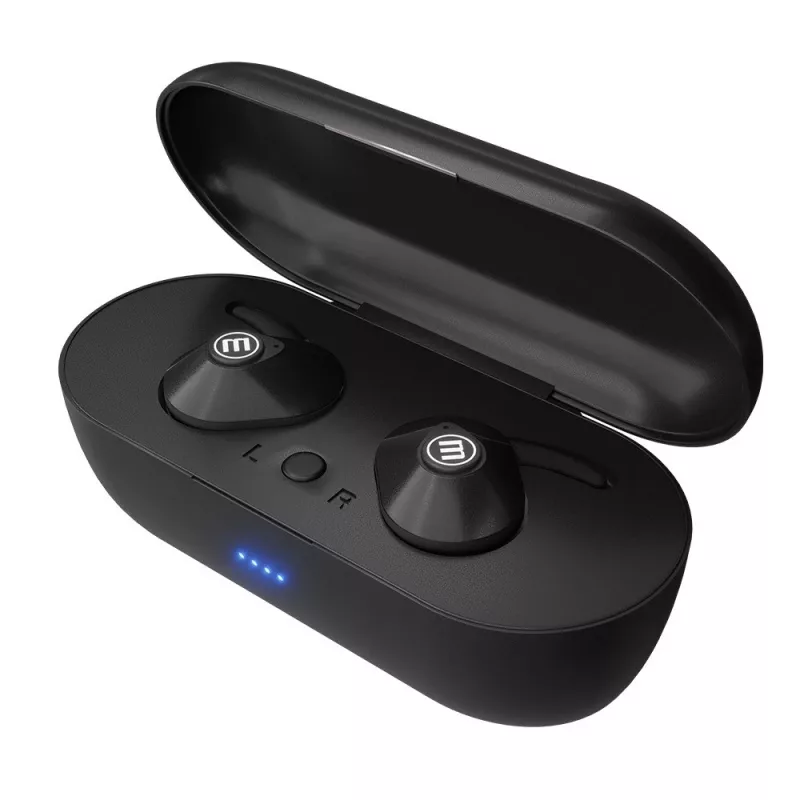 MAXELL MINI DUO Auriculares inalámbricos in-ear con estuche de carga Negro