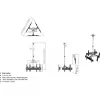 Soporte de techo para tres pantallas Equip 650371