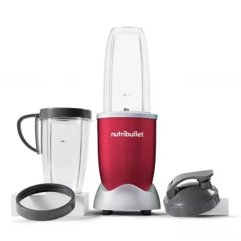 NutriBullet NB907R 0,9 L Batidora de cocina 900 W Rojo, Plata