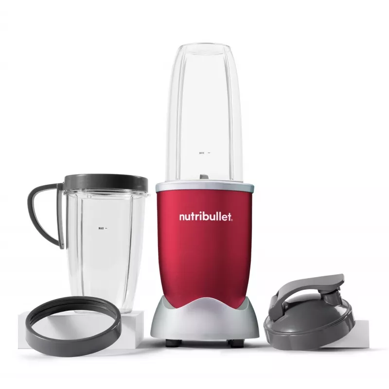NutriBullet NB907R 0,9 L Batidora de cocina 900 W Rojo, Plata