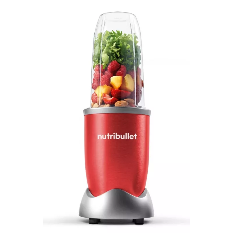 NutriBullet NB907R 0,9 L Batidora de cocina 900 W Rojo, Plata