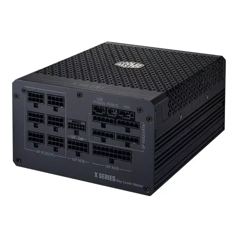 Fuente de alimentación Cooler Master X Silent Edge Platinum 1100 W 24-Pin-ATX Negra