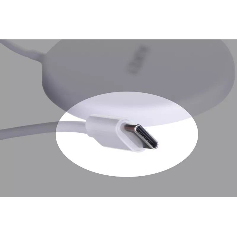 AUEKY Aircore Magnetic LC-A1 Cargador inalámbrico magnético QI USB-C 15W Blanco