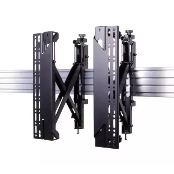 B-TECH Raíles de montaje -50kg VESA 400/para BT8390/2 uds./ajustable (BT8390-VESA400MAP/B V2)