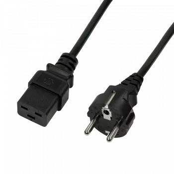 Cable de alimentación LogiLink CP152 Negro 1,8 m CEE7/7 IEC C19 (CP152)