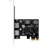 EXSYS Tarjeta PCIe 2 puertos USB 3.2 Gen 1 3A Renesas