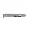 EXSYS Tarjeta PCIe 2 puertos USB 3.2 Gen 1 3A Renesas