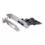 EXSYS Tarjeta PCIe 2 puertos USB 3.2 Gen 1 3A Renesas