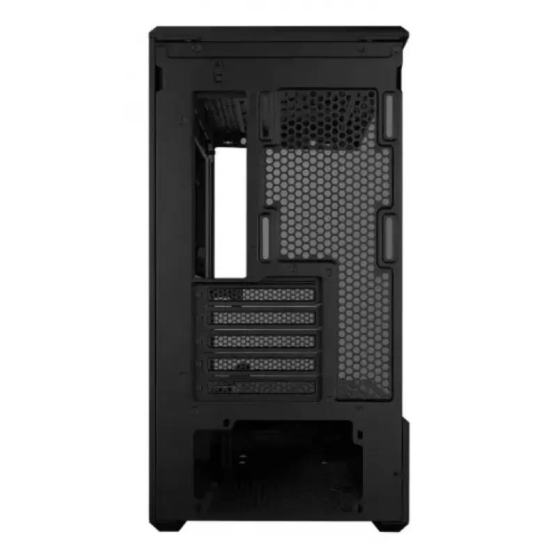 Caja de PC mini torre Lian Li Vector V100R MINI — Mini-ITX/Micro-ATX, cristal templado, 3x120mm lateral + 1x120mm ventilador trasero, 2x 2,5 pulgadas + 1x 3,5 pulgadas bahías, negro