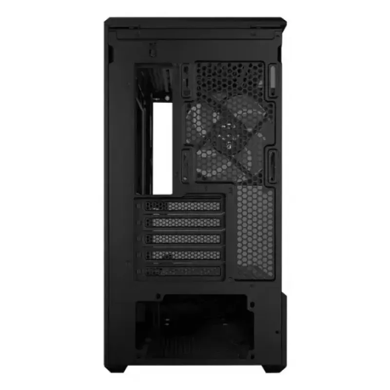Caja de PC mini torre Lian Li Vector V100R MINI — Mini-ITX/Micro-ATX, cristal templado, 3x120mm lateral + 1x120mm ventilador trasero, 2x 2,5 pulgadas + 1x 3,5 pulgadas bahías, negro