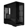 Caja de PC mini torre Lian Li Vector V100R MINI — Mini-ITX/Micro-ATX, cristal templado, 3x120mm lateral + 1x120mm ventilador trasero, 2x 2,5 pulgadas + 1x 3,5 pulgadas bahías, negro