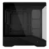 Caja de PC mini torre Lian Li Vector V100R MINI — Mini-ITX/Micro-ATX, cristal templado, 3x120mm lateral + 1x120mm ventilador trasero, 2x 2,5 pulgadas + 1x 3,5 pulgadas bahías, negro