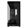 Caja de PC mini torre Lian Li Vector V100R MINI — Mini-ITX/Micro-ATX, cristal templado, 3x120mm lateral + 1x120mm ventilador trasero, 2x 2,5 pulgadas + 1x 3,5 pulgadas bahías, negro