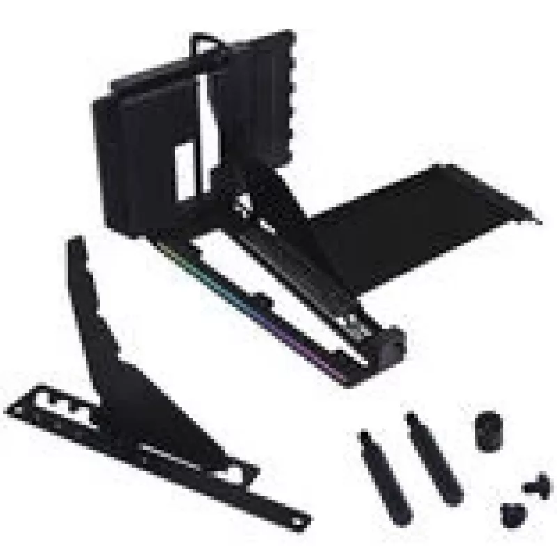 Kit de montaje vertical para GPU Lian Li VG4-5-V4 con cable riser PCIe 5.0, negro