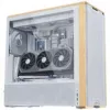 Kit de montaje vertical para GPU Lian Li G89.VG4-5-V4W.00 con cable riser PCIe 5.0, blanco