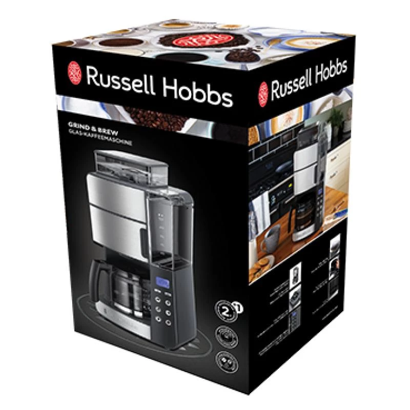 Cafetera Russell Hobbs Grind & Brew plata 25610-56 2561056 (25610-56)