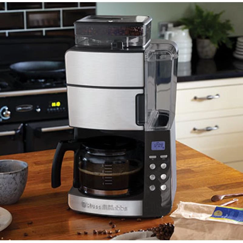 Cafetera Russell Hobbs Grind & Brew plata 25610-56 2561056 (25610-56)